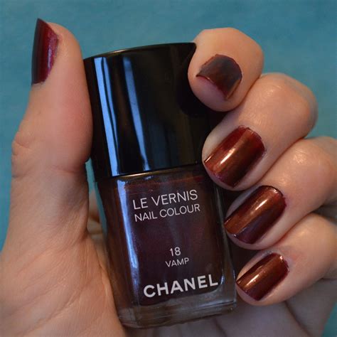 chanel nail color vamp|chanel vamp nail polish review.